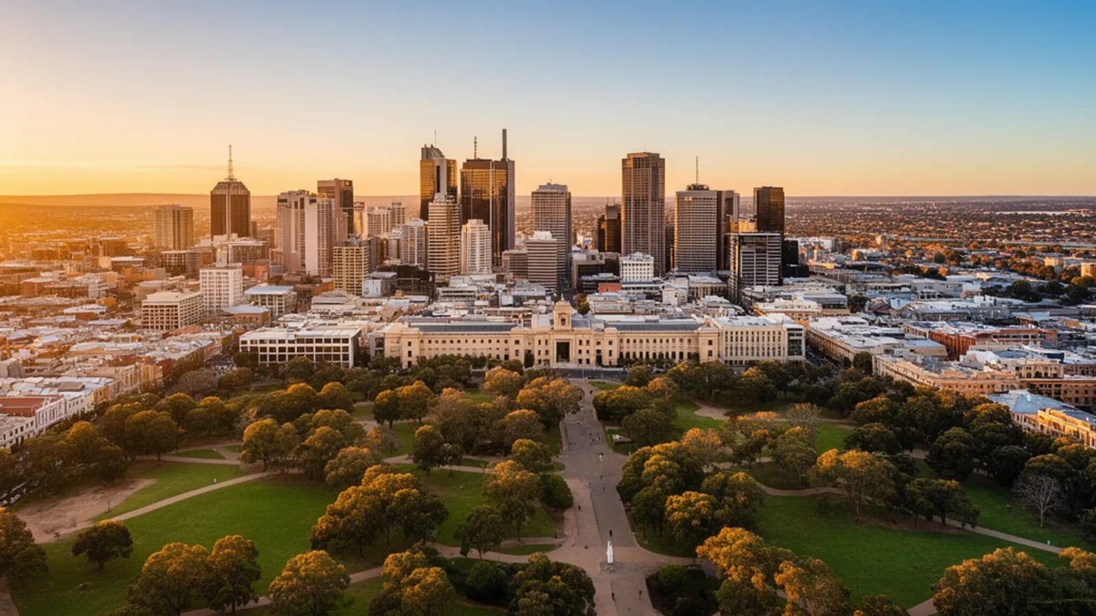 Adelaide city skyline — medical & hospital accommodation from Extended Stays